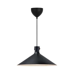 Nordlux - Luster na sajli DORINA 1xE27/60W/230V crna prečnik 45 cm