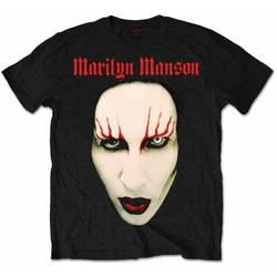 Marilyn Manson Unisex majica Red Lips L