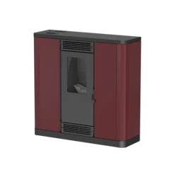 MARELI Kamin na pelet AURORA SLIM 10 air (10kW) bordo