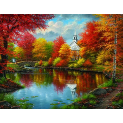 Sunsout - Puzzle Autumn Tranquility - 1 000 kosov