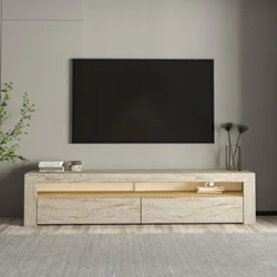 HANAH HOME TV polica Bati Travertine