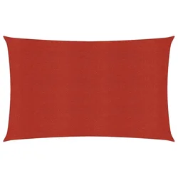 Vidaxl Senčno jadro 160 g/m2 rdeče 2x4 m HDPE