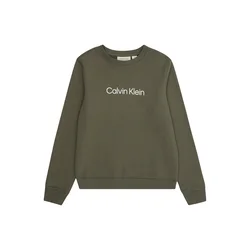 Calvin Klein Jeans Majica temno zelena/bela