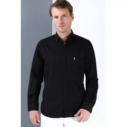 G985 DEWBERRY MENS SHIRT-BLACK