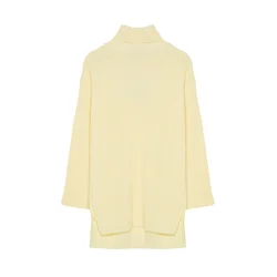 Trendyol Light Yellow Turtleneck Knitwear Sweater