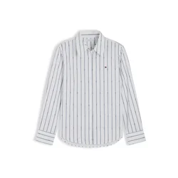 TOMMY HILFIGER Bluza temno modra / bela