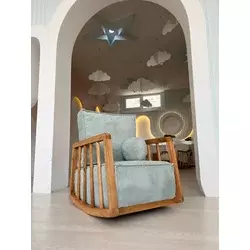 Atelier del Sofa Fotelja Sallanan 72x63x50cm Plava