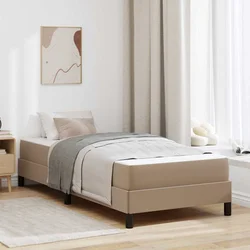 Krevetna konstrukcija Boja cappuccina 90 x 200 cm tkanina