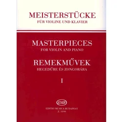 MASTERPIECES FOR VIOLIN AND piano 1