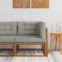 Vanjska kutna sofa Prirodna