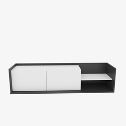 Hanah Home HANAH HOME Krog - Anthracite, White TV omarica, (20867377)
