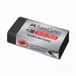 FABER CASTELL gumica za brisanje Dust-Free 187171  crna