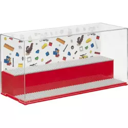 LEGO play and display case Iconic red