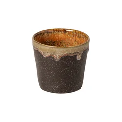 Temno rjava skodelica iz kamenine 190 ml Poterie – Casafina
