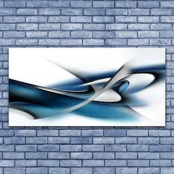 tulup.si Slika na steklu Abstrakcija graphics 140x70 cm 4 obešalnika