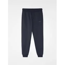 Sinsay - Jogger pantalone sa pamukom i izvezenim natpisom - mornarsko