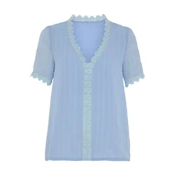 LASCANA Bluza  svetlo modra