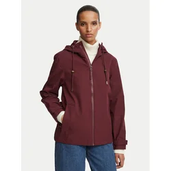 Hunter Dežna jakna HARW0004261 Bordo rdeča Regular Fit