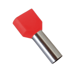 ELMARK izolirana votlica 2x1.0mm2 rdeča