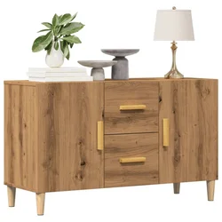 Komoda boja hrasta artisan 100 x 36 x 60 cm konstruiranog drva