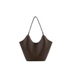Seidenfelt Nakupovalna torba Nelma Tulip temno rjava