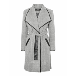 VERO MODA Prehoden plašč, siva