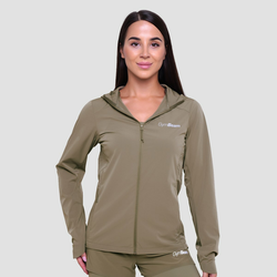GymBeam Women‘s Pulse Running Jacket Vetiver