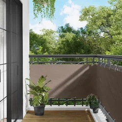 Balcony ekran 75 x 200 cm PU prekriveni oksford alu