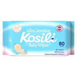KOSILI Baby vlažne maramice plave 80/1
