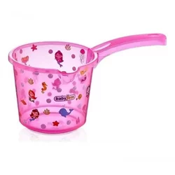 Babyjem bokal za kupanje beba - pink transparent ( 92-24002 )