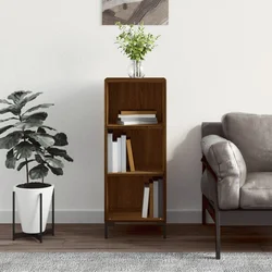 Komoda boja smeđeg hrasta 34,5x32,5x90 cm od konstruiranog drva