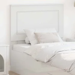 vidaXL Vzglavje z vzglavjem Bela 75 cm Konstruiran les