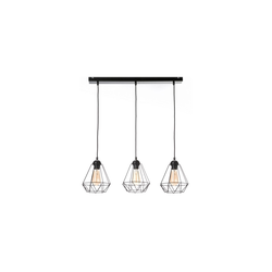 Luster na sajli DIAMENT MINI 3xE27/60W/230V