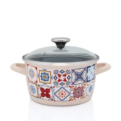 METALAC Šerpa duboka 20cm/3,5l sa staklenim poklopcem Porto