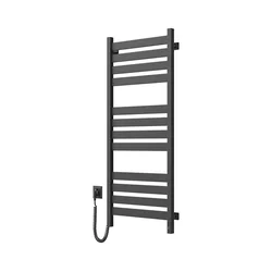 Kupatilski peškirni radijator sa termostatom LARGO 256W 120x50 cm crni levi