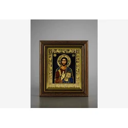 Ikona u ramu Gospod Isus Hristos Pantokrator, 98x118x22mm