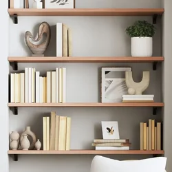 Zidna polica svjetlosmeđa 100x30x2 cm od obrađene hrastovine