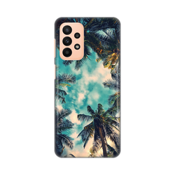 TELEMPIRE Silikonska maska za telefon Print Skin za Samsung A235F Galaxy A23 4G Palm tree šarena