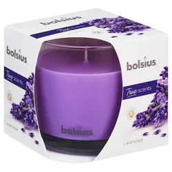 SVEČA TRUE SCENTS 95X95mm VONJ LEVANDA