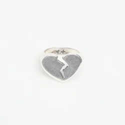 Prstan TwoJeys Broken Heart Ring Silver 54 mm