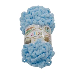 Alize Pletena preja Puffy 100 g - (287) nebeško modra
