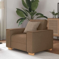 Sofa fotelja smeđa 100x78x84 cm tkanina