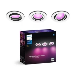 Philips - SET 3xLED RGBW prigušiva ugradna svetla Hue CENTURA 1xGU10/4,2W/230V