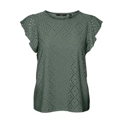 VERO MODA Bluza TASSA, zelena