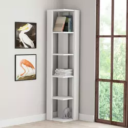 HANAH HOME Polica za knjige Nati Corner White