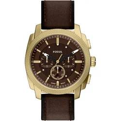FOSSIL Analogna ura rjava/zlata