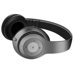 XWave BT stereo slusalice sa mikrofonom v4.2,FM,microSD,Baterija 200mAh,8-9h razgovor,10m udaljenost,Siva ( MX350 grey )