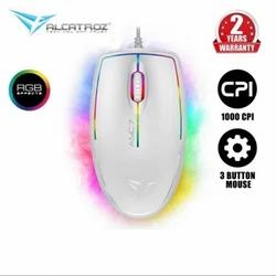 ALCATROZ Asic 7 RGB FX White Optical Mouse