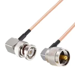 Pigtail BNC vtič KOTNI/UHF vtič KOTNI RG316 1m