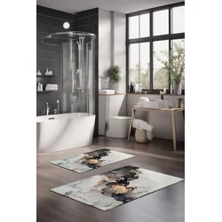 Lessentiel Maison Set prostirki za kupatilo CT-5029, 2 Komada, Šarena